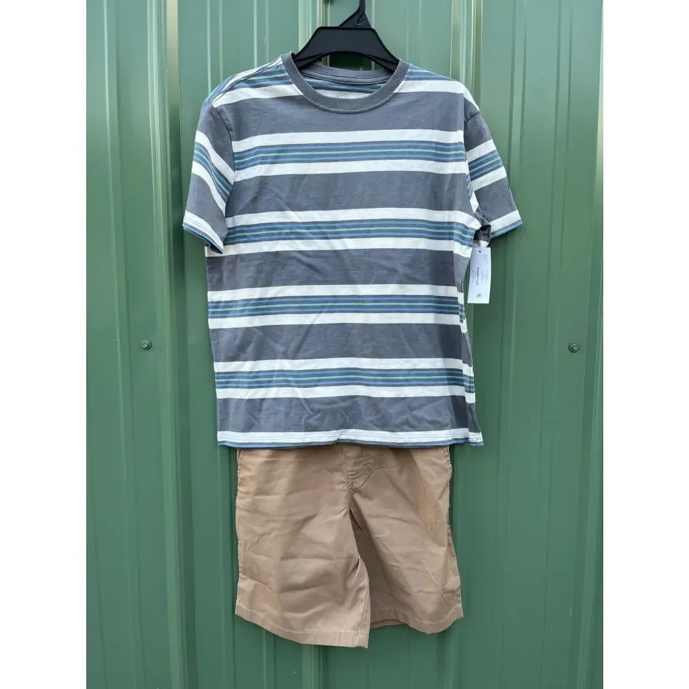 Boys T-Shirts Shorts Pants & Sideman Zip Hoodie 6-Piece Set Size L